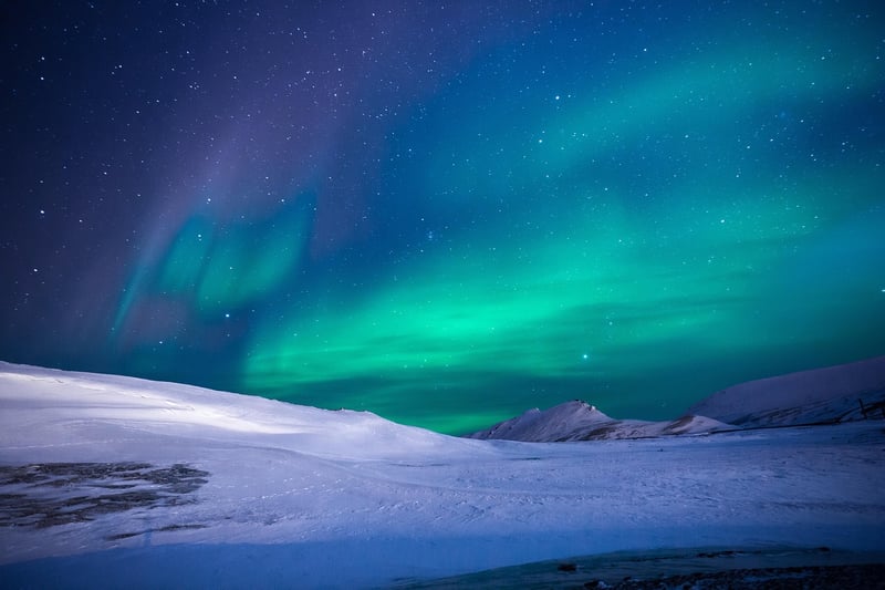Northern Lights in Svalbard, Norway